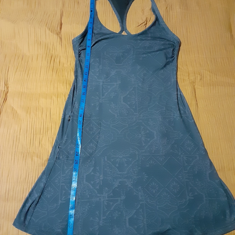Prana Opal Dress, blue trellis
